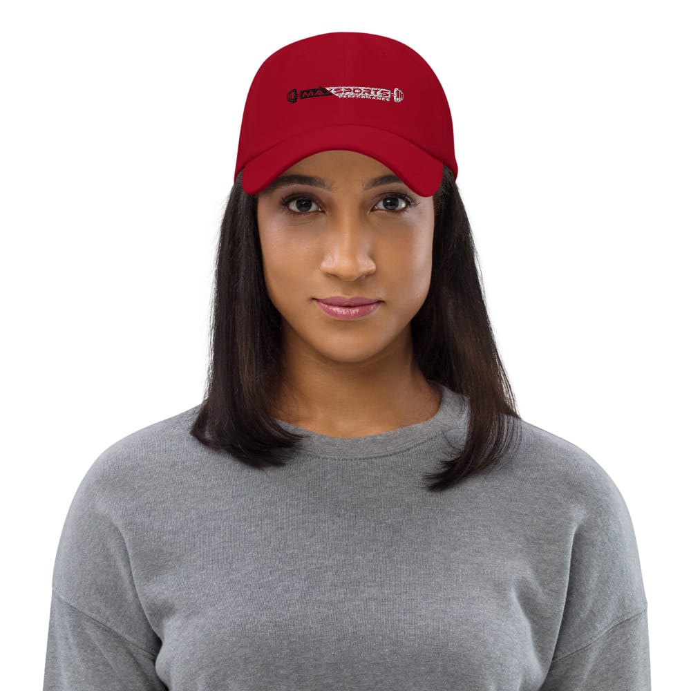 Red Max Sports Dad hat