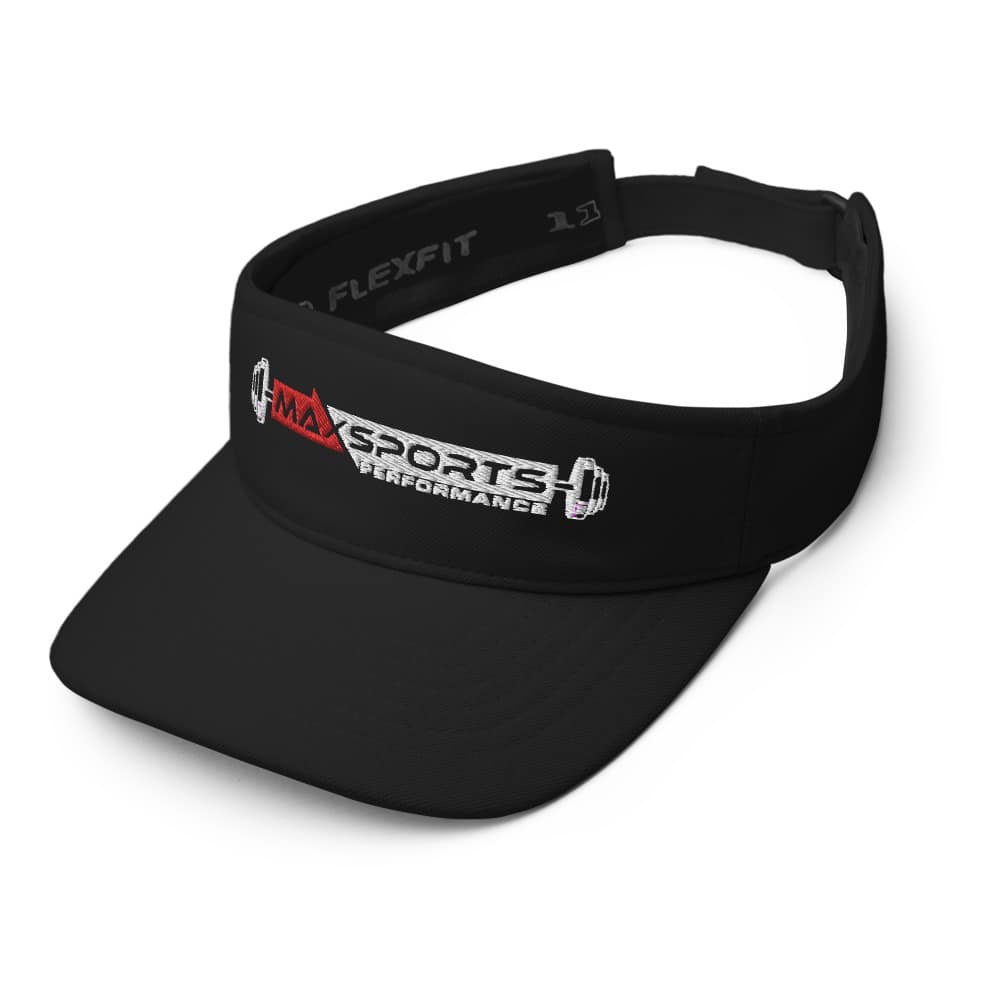 Black Max Sports Visor - Image 3