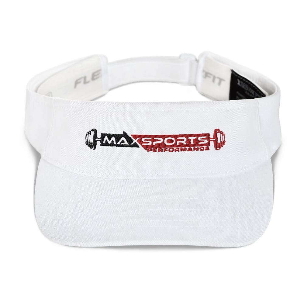 White Max Sports Visor
