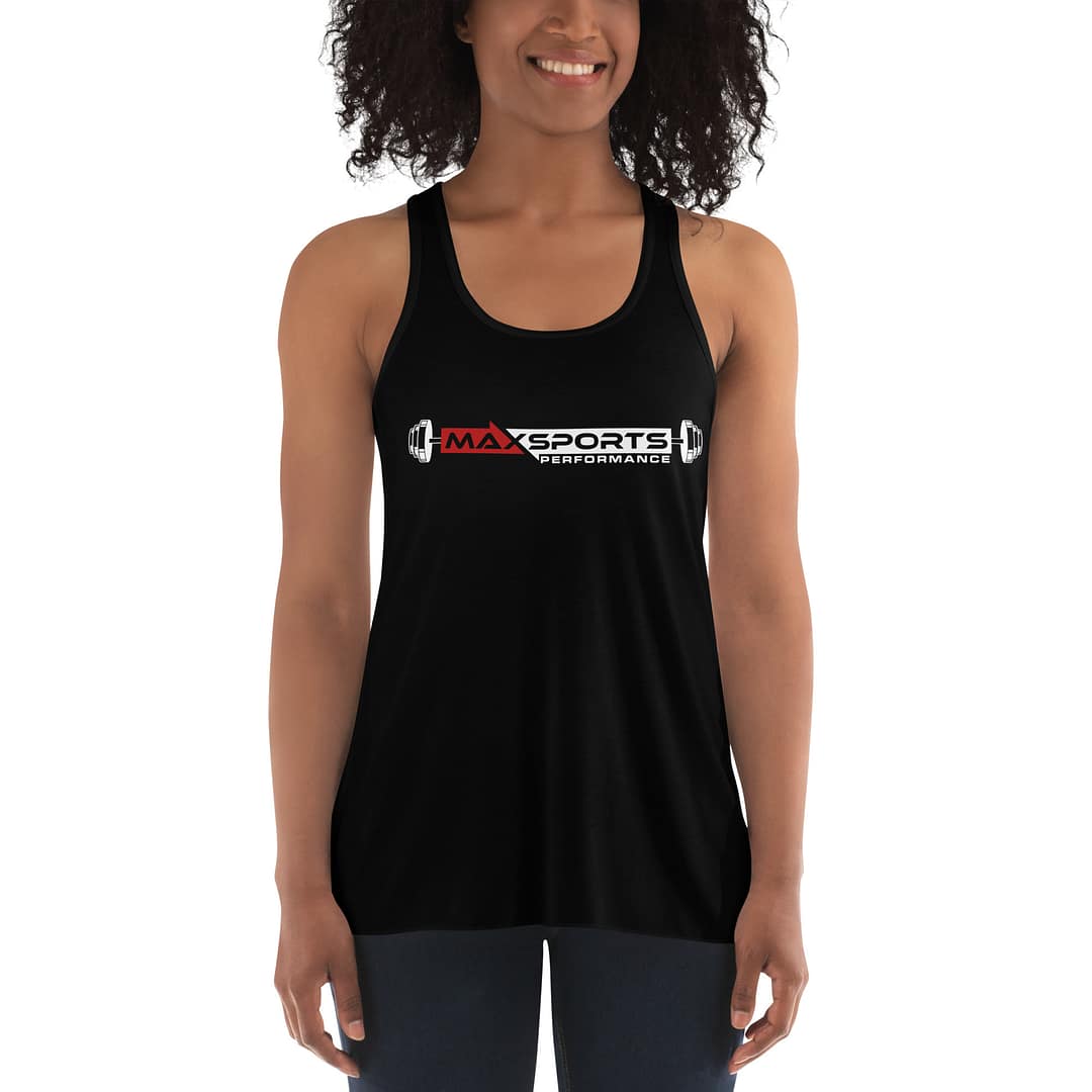 Black Max Sports Women's Flowy Racerback Tank