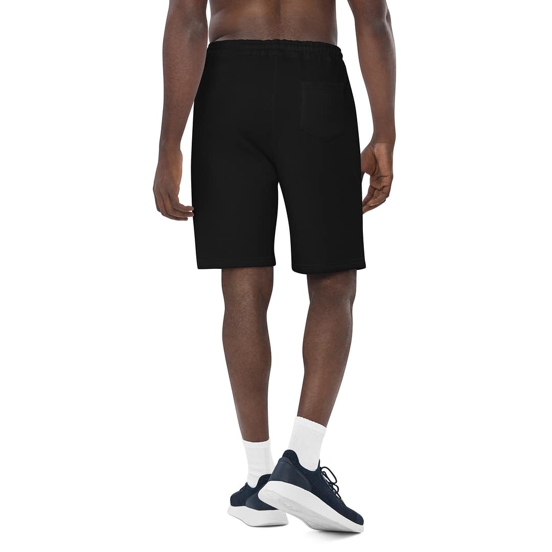 MSP Icon Black Men's Fleece Shorts - Image 2