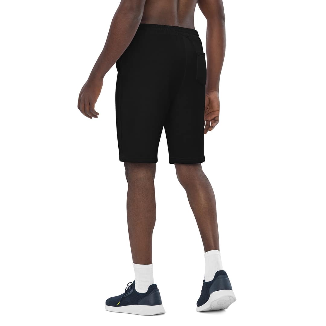 MSP Icon Black Men's Fleece Shorts - Image 3