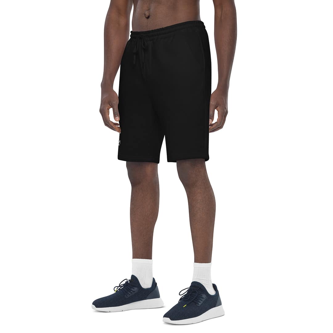 MSP Icon Black Men's Fleece Shorts - Image 4