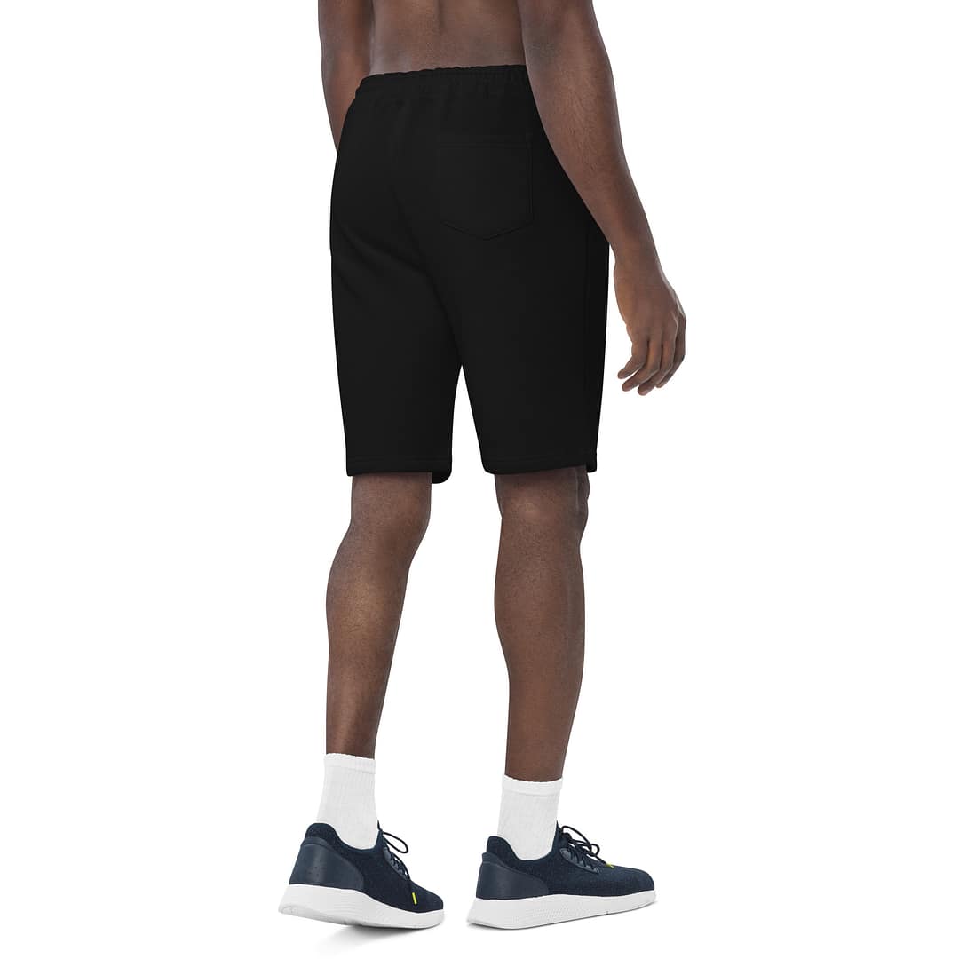 MSP Icon Black Men's Fleece Shorts - Image 5