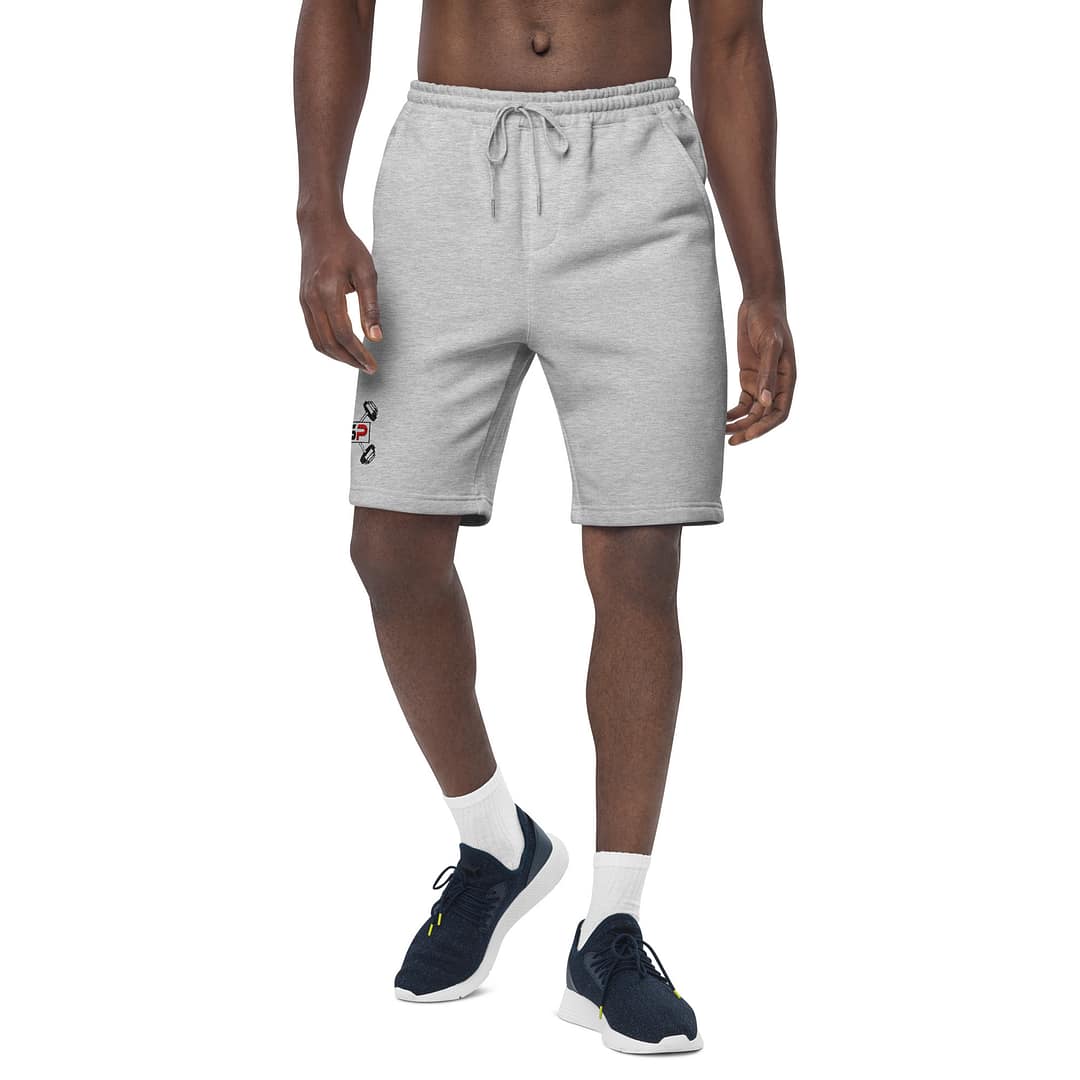 MSP Men's Fleece Shorts (Grey and White)