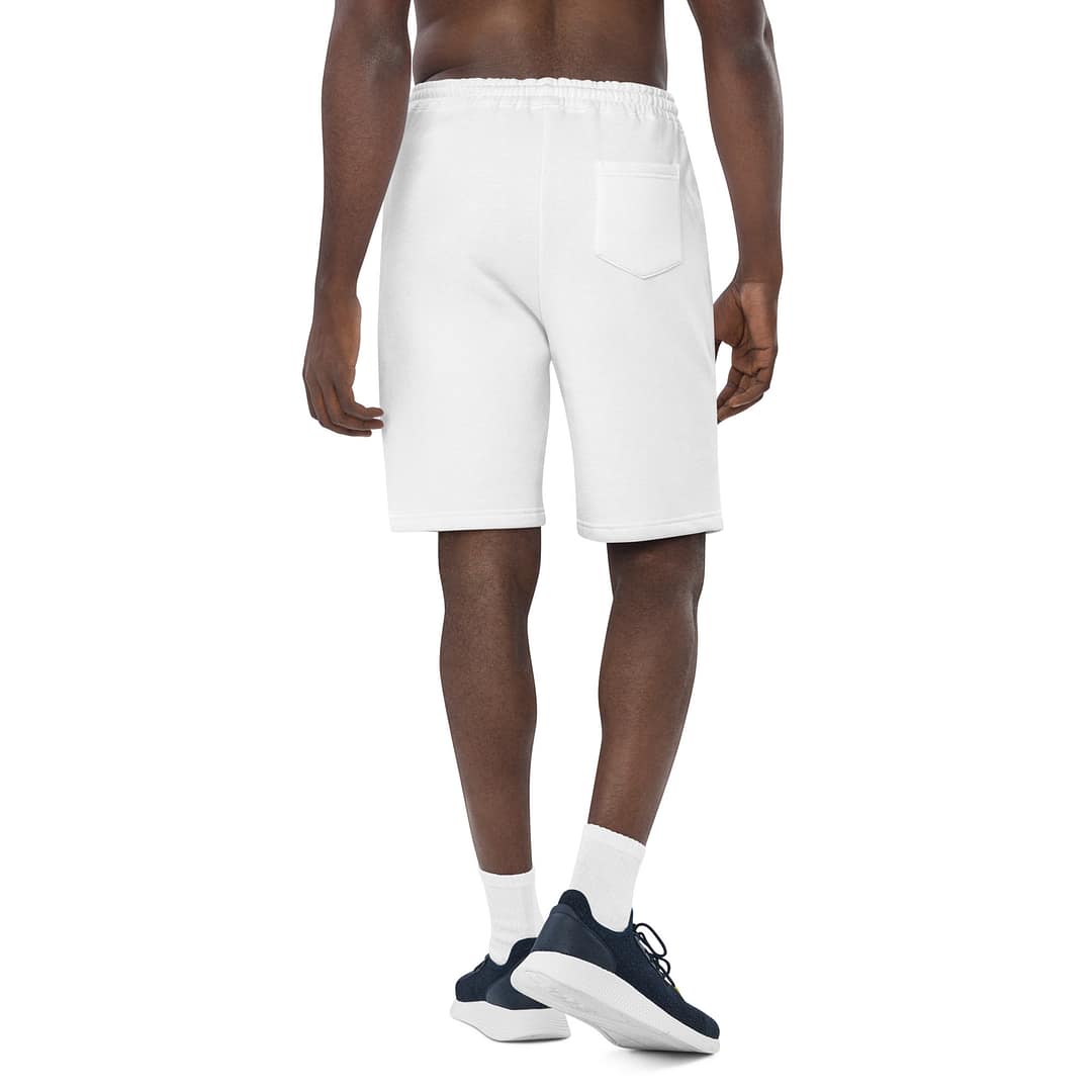 MSP Men's Fleece Shorts (Grey and White) - Image 7