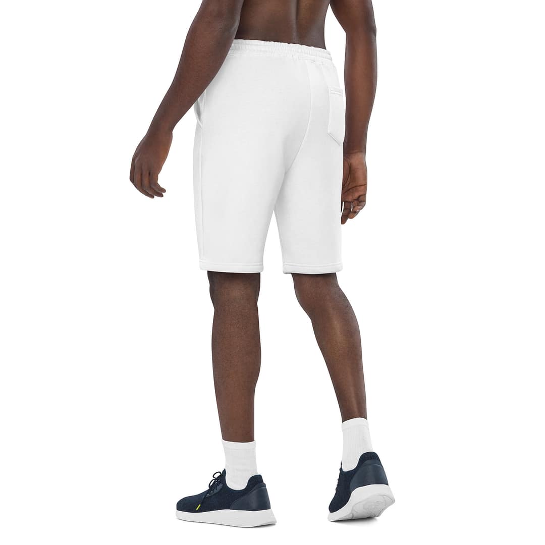 MSP Men's Fleece Shorts (Grey and White) - Image 9