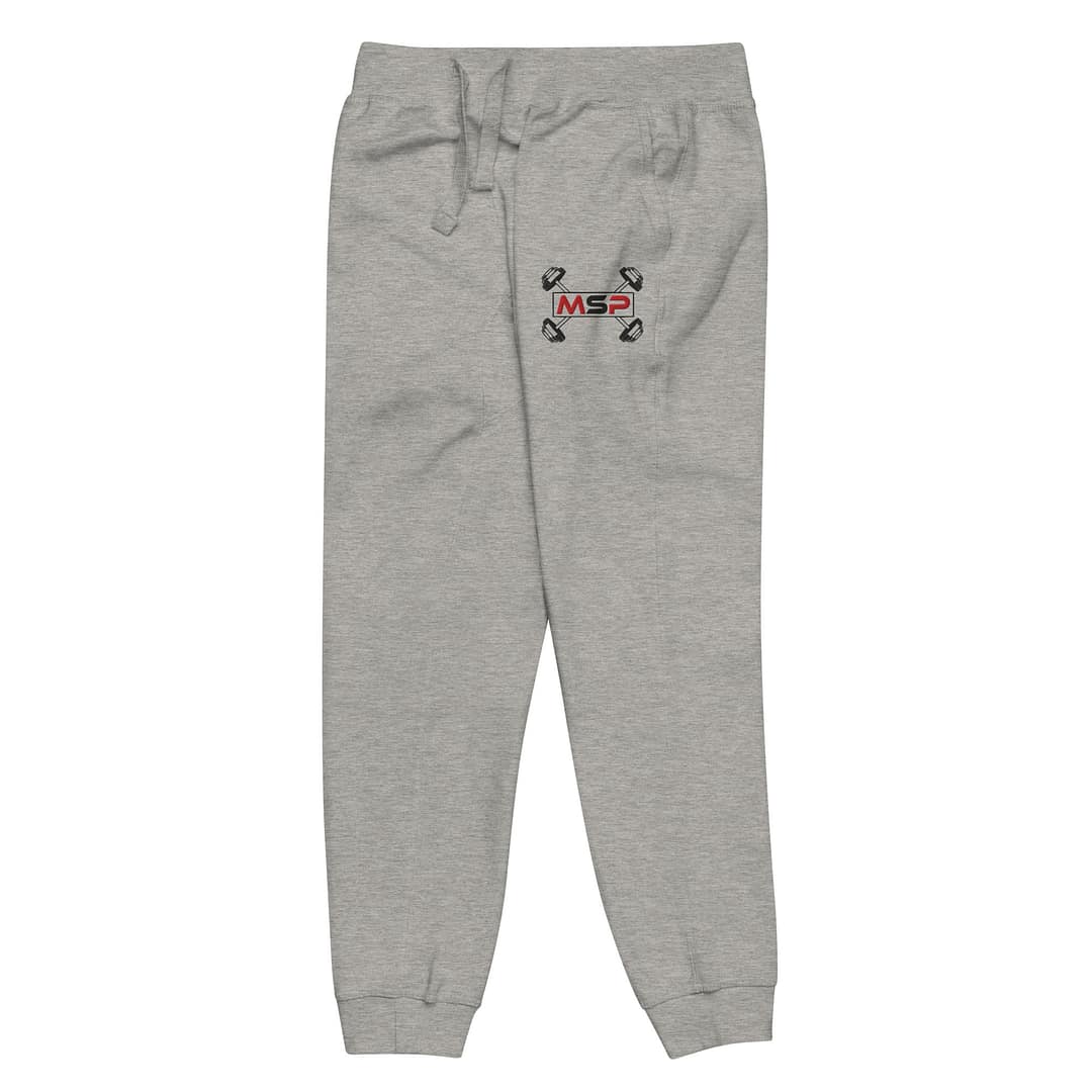 MSP Icon Grey Unisex Fleece Sweatpants - Image 4