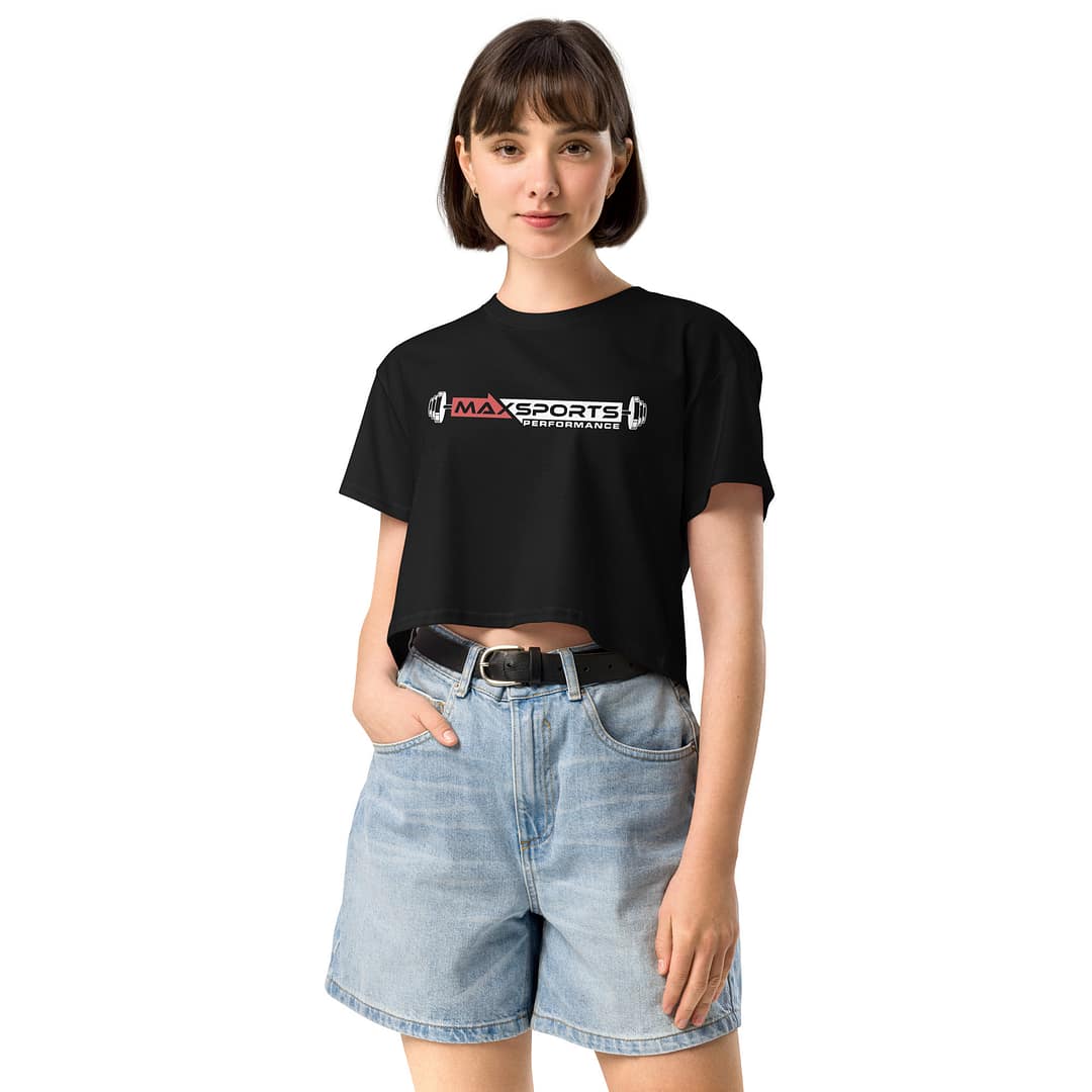 Black Women’s Crop Top