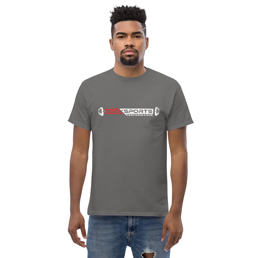 Grey Max Sports T-Shirt - Image 9