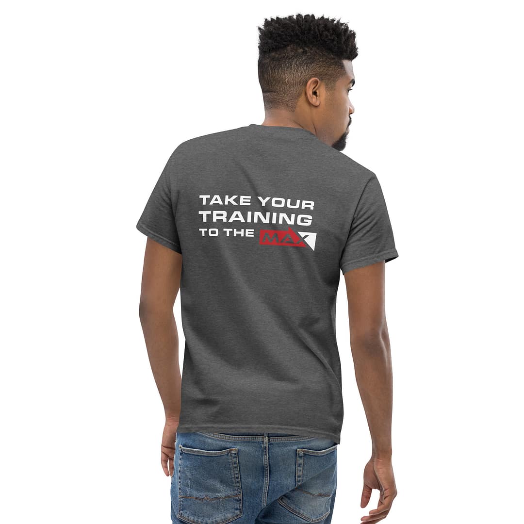 Grey Max Sports T-Shirt - Image 4
