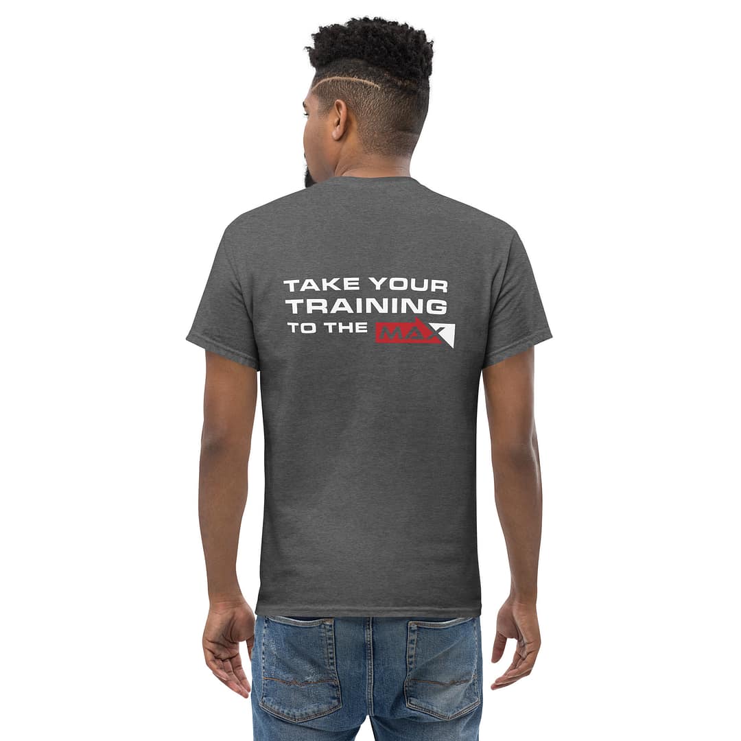 Grey Max Sports T-Shirt - Image 3