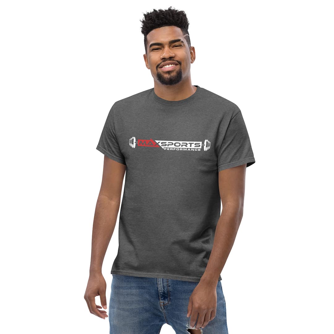 Grey Max Sports T-Shirt - Image 2