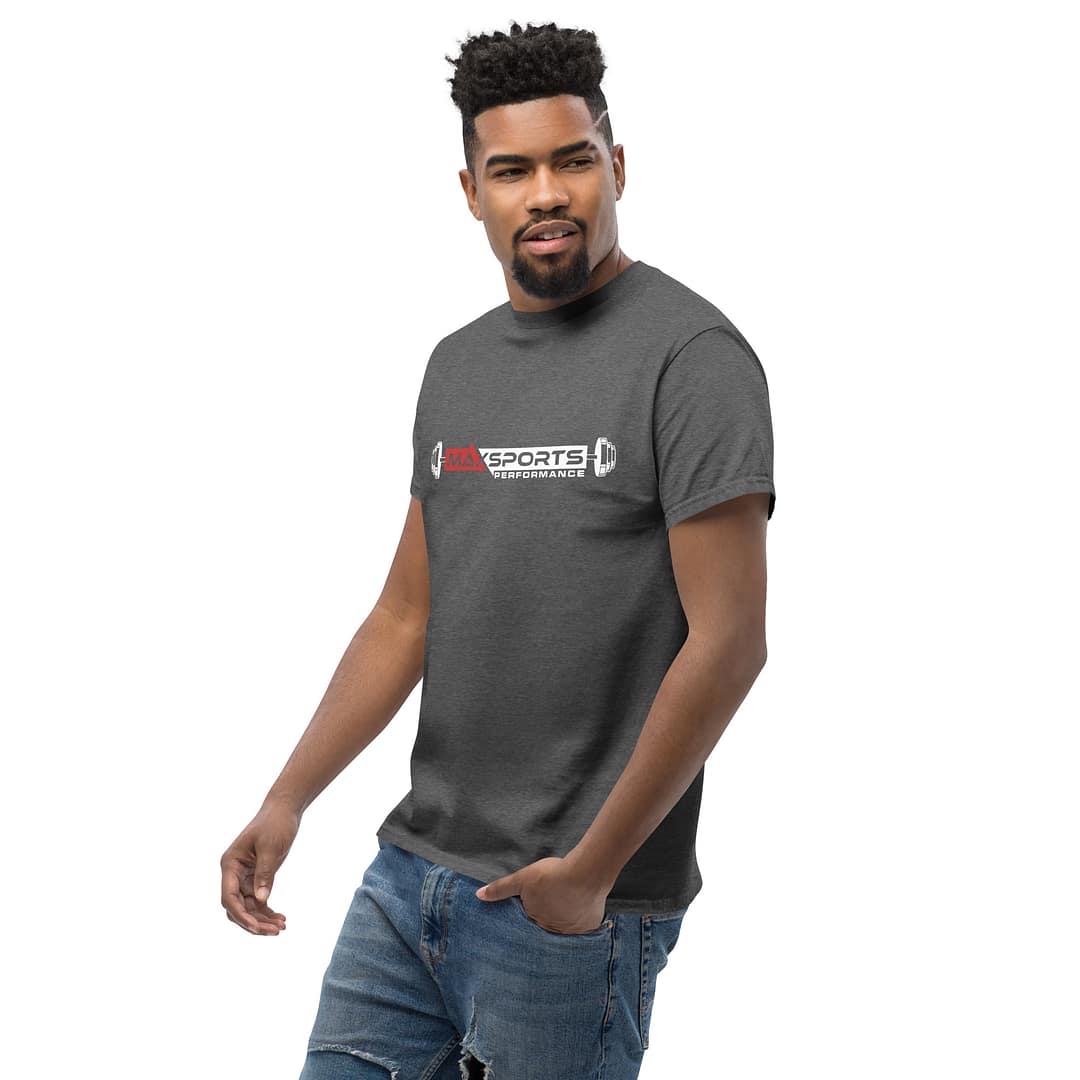 Grey Max Sports T-Shirt - Image 6