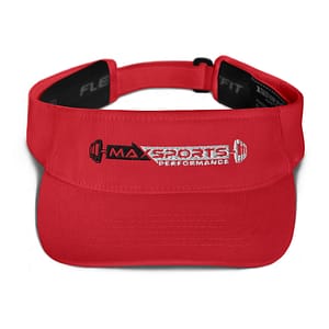 Red Max Sports Visor
