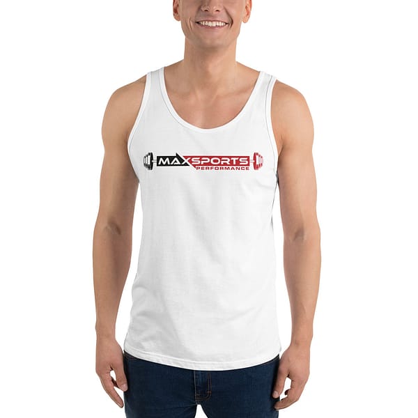 White Max Sports Tank Top