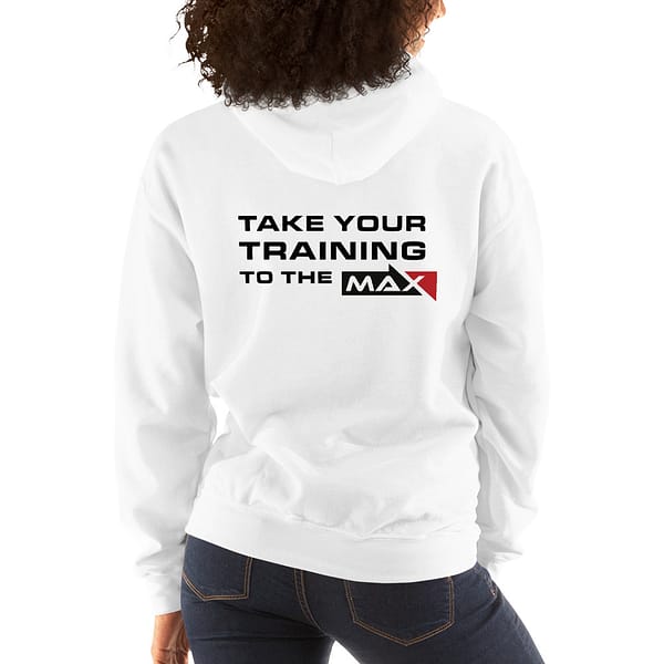White Max Sports Hoodie - Image 2