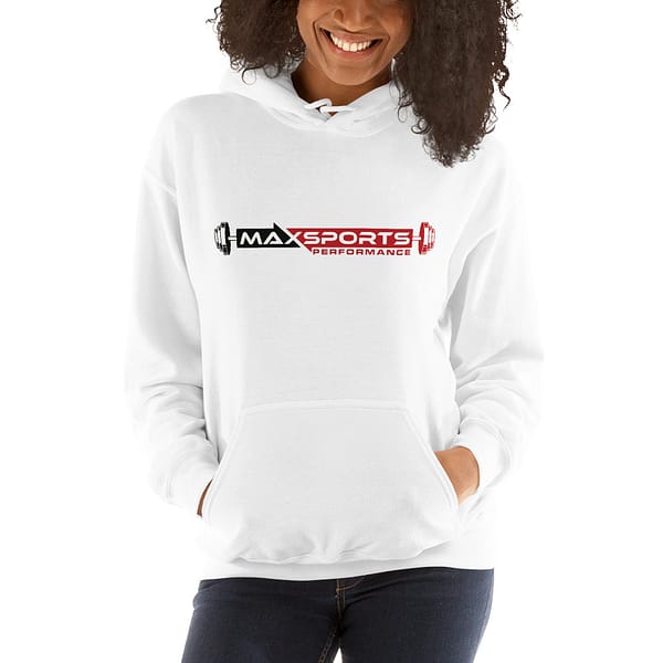 White Max Sports Hoodie