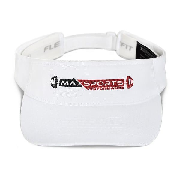 White Max Sports Visor