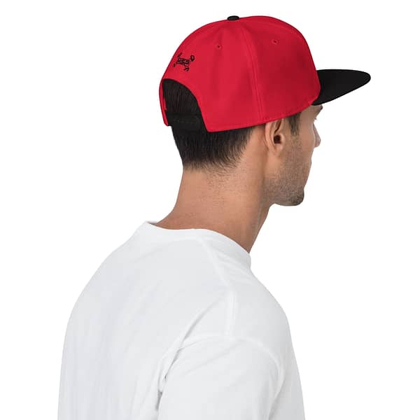 Red Max Sports Snapback Hat - Image 2