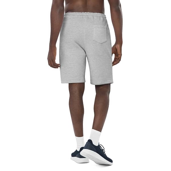 MSP Men's Fleece Shorts (Grey and White) - Image 2
