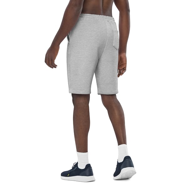 MSP Men's Fleece Shorts (Grey and White) - Image 3