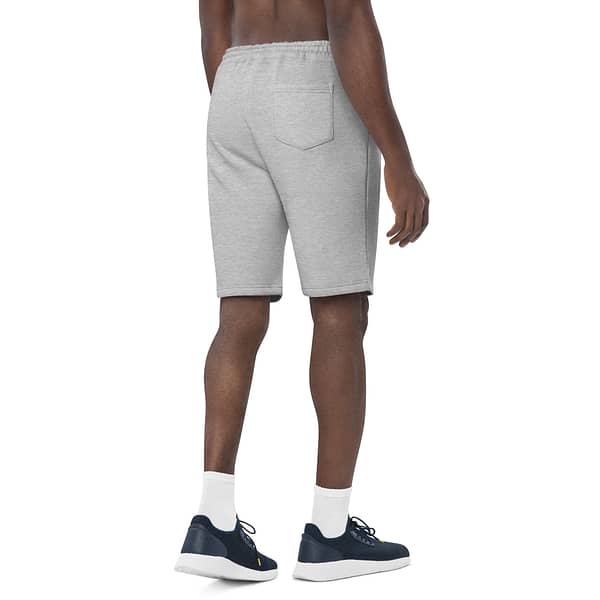 MSP Men's Fleece Shorts (Grey and White) - Image 5