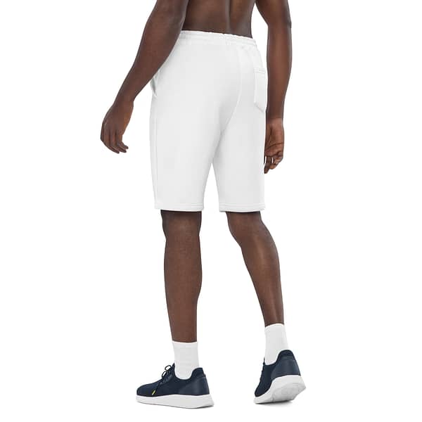 MSP Men's Fleece Shorts (Grey and White) - Image 9