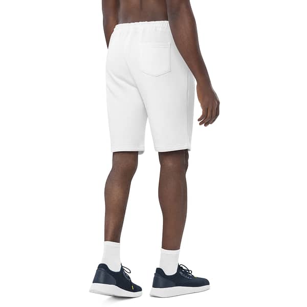 MSP Men's Fleece Shorts (Grey and White) - Image 11