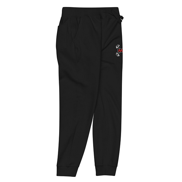 MSP Icon Black Unisex Fleece Sweatpants - Image 5