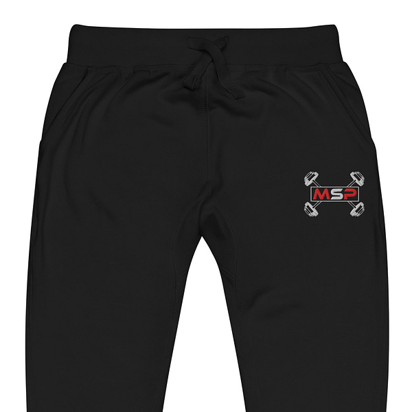 MSP Icon Black Unisex Fleece Sweatpants