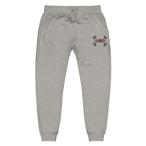 MSP Icon Grey Unisex Fleece Sweatpants - Image 2