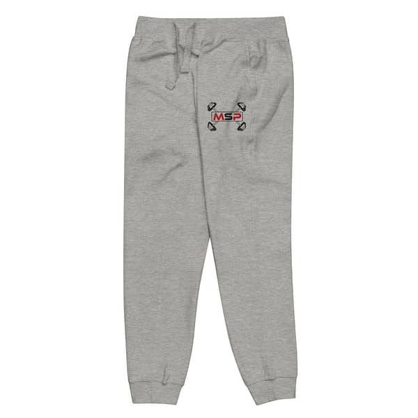MSP Icon Grey Unisex Fleece Sweatpants - Image 4